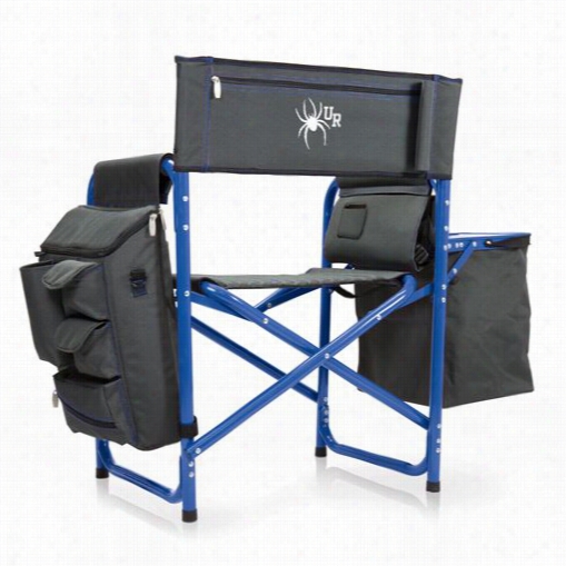 Picnic Time 8077-00-639-724-0 University Of Richmond Spiders Digitla Print Fusion Chair In Dark Grey/blue