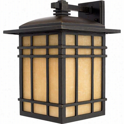 Quoizel Hc8411iib Hillcrest 15-1/2"&uqot; 1 Light Outdoor Wall Sconce In Imperial Bronze