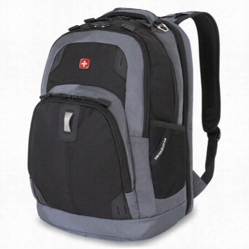 Swissgear 3110442409 8-1/2&quto;" Scansmart Backpack In Grey/black