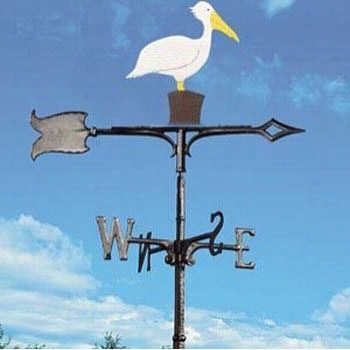 W Hitehall 65215 30"" Pelican Weathervane - Garden Color