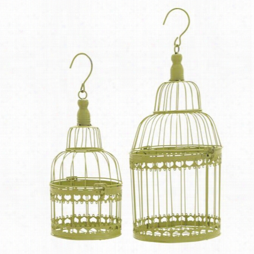 Woodland I Mports 665633 Birs Cage With Great Durability And Long Lasting - Set Of 2
