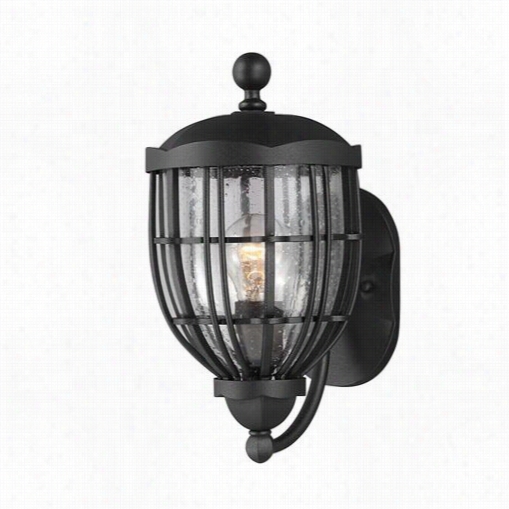 Feiss Ol9801ttxb River North 13-3/8"&quuot;h 1 Light Outdoor Wall Sconce In Textured Blak