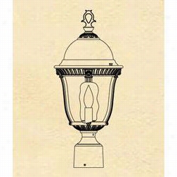 Hanover Lantern B5420 Small Milano 25w 1 Llight Out Door Post Lamp