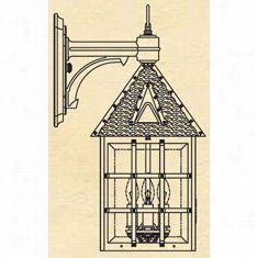 Hanoverr Lantern B8112rm Large Abington 25w Per Socket 3 Lightt Outdoor Wall Light