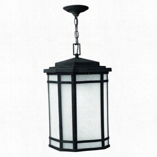 Hinkley Lkghting 1272vk-led Cherry Creek 20-3/4""h Single Light Down Lighting Outdoor Pendant In Vintage Black