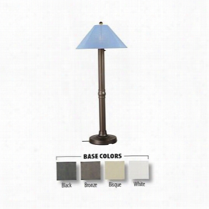 Patio Living Concepts 694 Catalina 60"quot; 1 Light Floor Lamp In Bisqu E With Sunbrella Shade