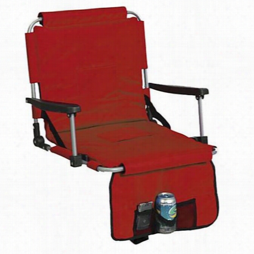 Picnic Plus Psm-106r Stadium Seat In  Red