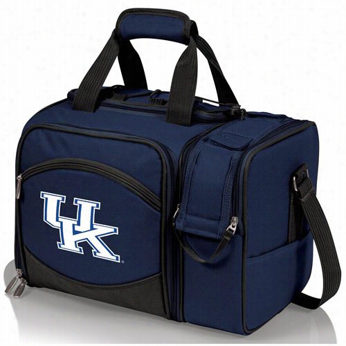 Picnic Time 5 08-23-915-264-0 Malibu University Of Kentuckyy Wildcats Digital Print Tote In Navy