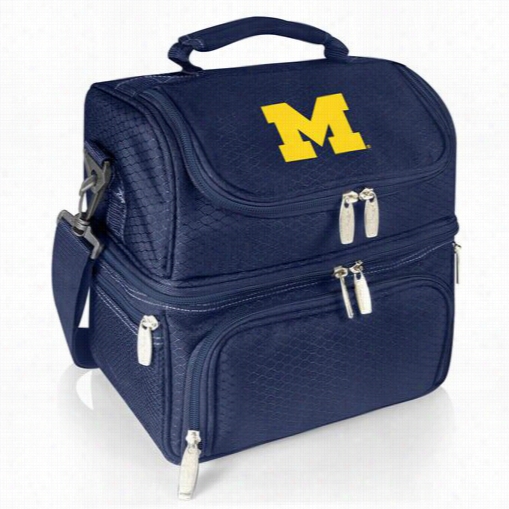 Picnic Tiem 512-80-138-344-0 Pranzo University Of Micihgna Digital Printpersonal Cooler In Navy