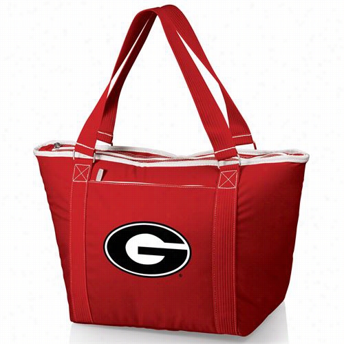 Picnic Time 619-00 Topanga U Off Georgia Bulldogs Embrokdered Cooler Tote