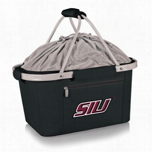 Picnic Time 645-00-175-032-1 Metro Southern Illinois University Salukis Mebroider Basket In Navy