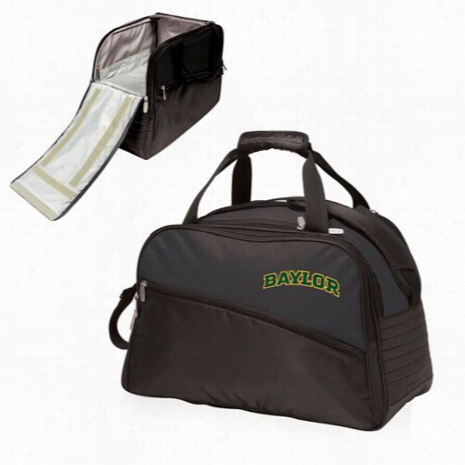 Picnic Time 671-00-175-924-0 Stratus Baylor University Bears Digital Print Duffel Sack In Black