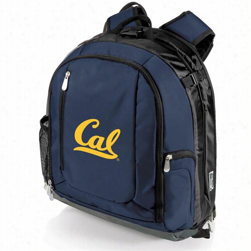 Picnic T Ime 730-00-138-074-0 Pt Navigator University Of California Berkeley Digital Print Cooler Backpack In Navy