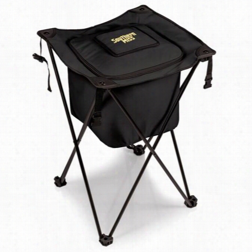 Piicnic Time 779-00-179-74r-0 University Of Southern Mississippi Golden Eagles Digial Print Sidekick Cooler In Black