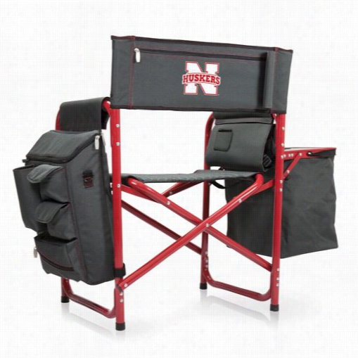 Picnic Time 807-00 Uniiversity Of Nebraska Cornhuskers Digital Print Fusin Chair