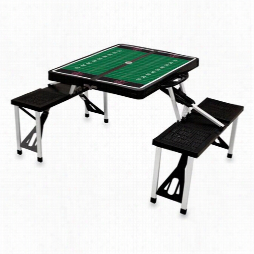 Picnic Time 811-00-175--565-0 Texas A And M Aggies Digital Print Picnic Sport Table In Black