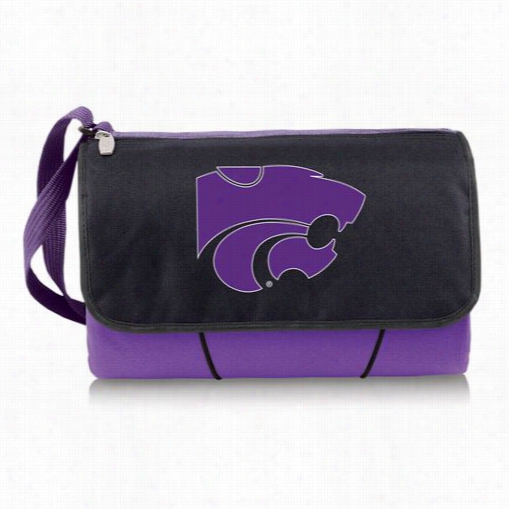 Picnic Time 820-00 Kansas State Wildcats  Digital Print Blanket Tote