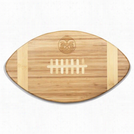 Picnic Spell 896-0050 5-133- 0touchdown Colorado State Rams Engraved Cutting Board In Natural