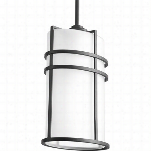 Progt Ess Lighting P6514-31 Format 9-3/8"" 1 Light Outdoor Mini Pendant In Black