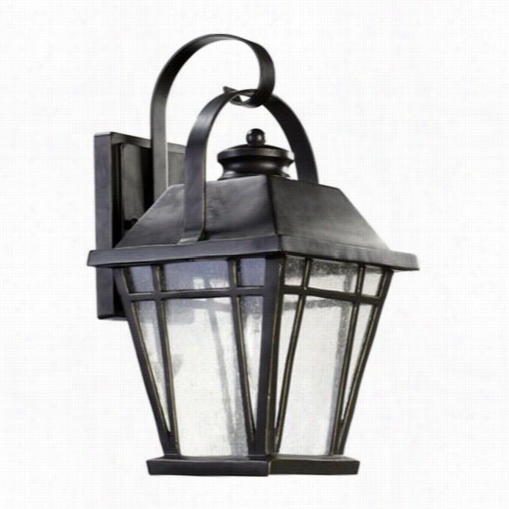 Quorum International 764-8-95 Baxer 15-1/2&quoot;"h 1  Light Down Light Outdoor Wall Sconce In Old World