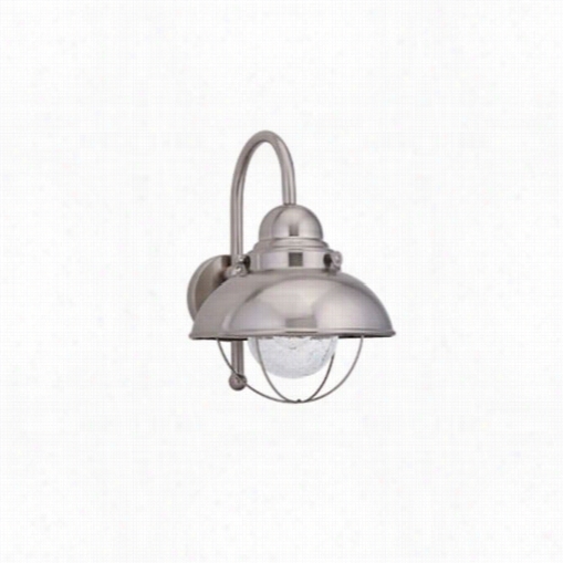 Sea Cheat Lighting 89070ble-98 Sebring 1 Light Fluorescent Wall Lantern  In Brushed Stainless