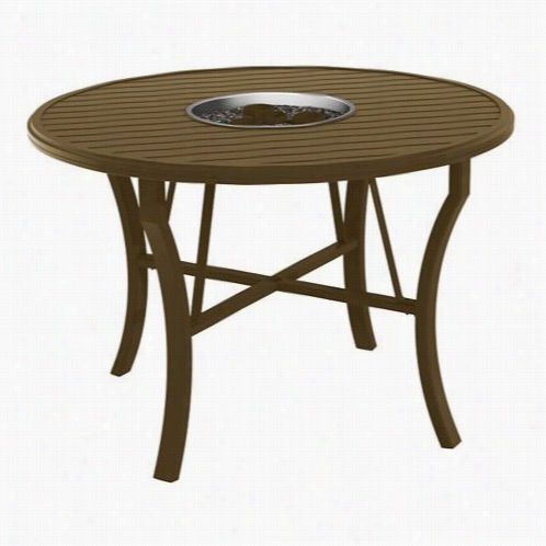 Tropitone 401154ftgl-34 54"&uqot; Round Bnchetto Kd Counetr Height Fire Table