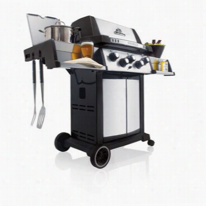 Broil K Ing 98784 Sovereign 90 Grill With  Side Burner And Rear Rotisserie