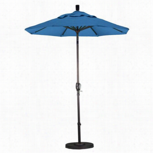 California Umbrella Ggpst608117 6' Aluminum Push Tilt Market Umbrella