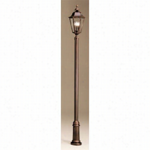 Hanover Lantern 354-8 8'x3""o.d. Fluted Anchor Base Pole