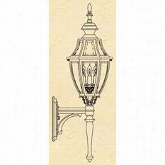 Hanover Lantern B13415 Medium Augusta 25w Per Socket 3 Light Outdoor Wall Light