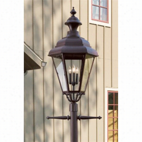 Hanover Lanterrn B30830 Grande Jamestown 25w Per Socket 4 Light Outdoor Post Lamp