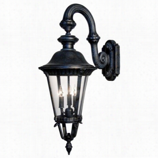 Hanover Lantern B532frm Msall Syokcholm 25w Per Socket 3 Light Outdoor Wall Light