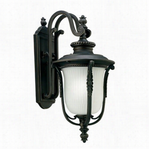 Kichler Lighting 11031rz Lverne European Fluorescent Outdoor Wall Sconce