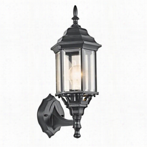 Kichler Lighting 49255bk Chseapeake Outdoor Wall Lantern