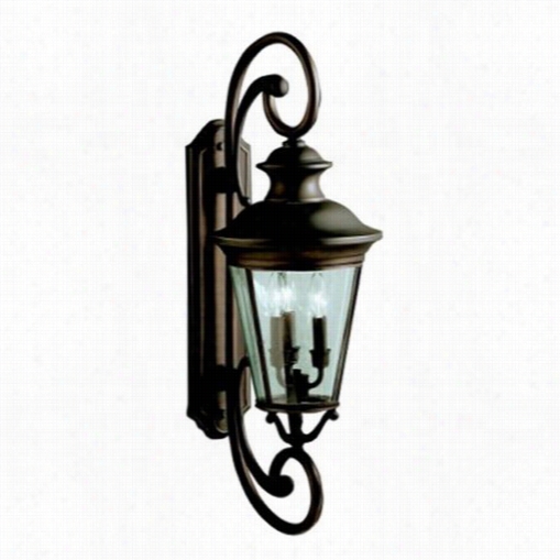 Kichler Lighting 9348oz Eau Claire 3 Light Outd Oor Wall Sconce