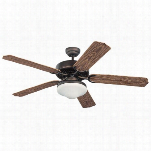 Monte Carlo Fans 5wf52rbd-l Weatherford Deluxe 52"" Outdoor Fan In Romman Bronze