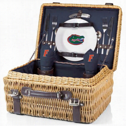 Picnic Time 208-r0-139-164-0 Champion University Of Florida Gators Digital P Rint Basket In Navy