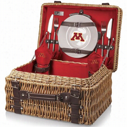 Picnic Time 208-40 Champion Seminary Of Learning  Of Minnesota Golden Gophers Digital Print Bsaket