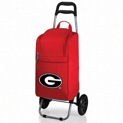 Picnic Time 545-00 University Of Georgia Bulldogs Digital Print Cart  Cooler