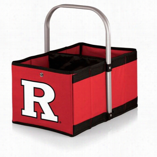 Picnic Time 546-00-100-0 84-1 Urban Rutgers-scarl Et Knights Digital Print Basket In Red