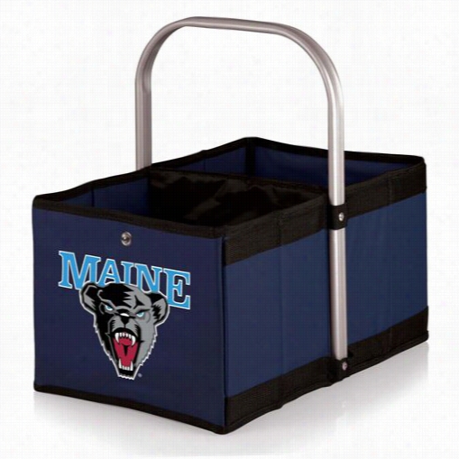 Picnic Time 546-00 Urban University Of Maine Black Bears Diital Pri Nt Basket