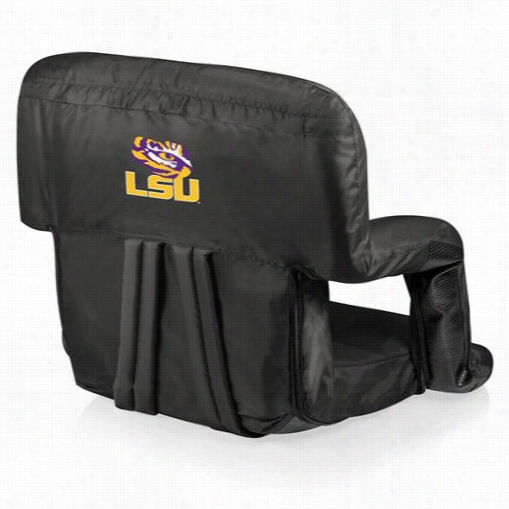 Picnic Time618-00-179-29 4-0 Ventura Lsu Tigers Digital Print Seat In Black