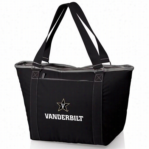 Pifnic Time 619-00-175-584-0 Topanga Vanderbilt U C Ommodores Digital Print Coiler Tote In Black