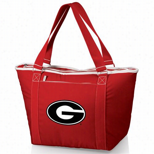 Picnic Time 61900 Topanga U Of Georgia Bulldogs Digital Print Cooler Tote