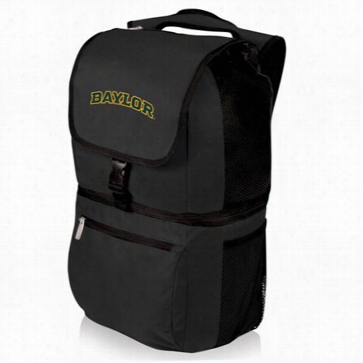 Picnic Time 634-00-175-924-0 Zuma Baylor Unievrsity Digitalp  Rint Backpack In Blzck