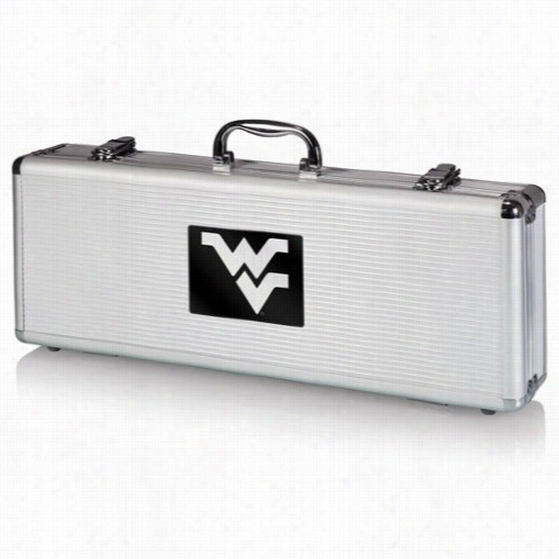 Picnic Time 681-00-179-823-0 Fiero West Virginia University Mountaineers Nraved Barbecue Otols Ni Black