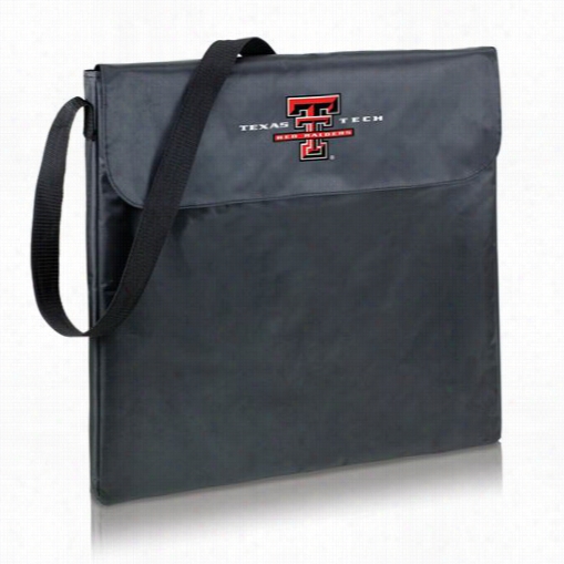 Picnic Tmie 775-00-175-574-0 X-grrill Texas Teech Red Raiders Digital Prinnt Bbq Gridiron In Black