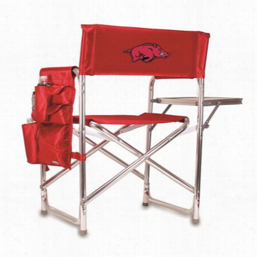 Picnic Time 809-00-100-032-0 U Of Araknsas Razorbacks Embroidered Sports C Hair In Red