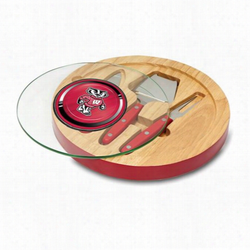 P Icnic Time 829-00 Ventana University Of Wisconsin Badgesr Digital Print Cheese Board