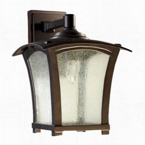 Quorum Internati0nal 7510-99-86 Gabke 14"&qut;h 1 Light Outdoor Wall Sconce In Oiled Bronze